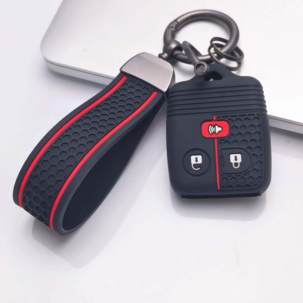 Key Cover for Ford Ranger Escape F-150 F-250 F-350 Super with Keychain Anti-Scratch Guard Shockproof Protection Soft Grip Texture Dust Resistant Cover