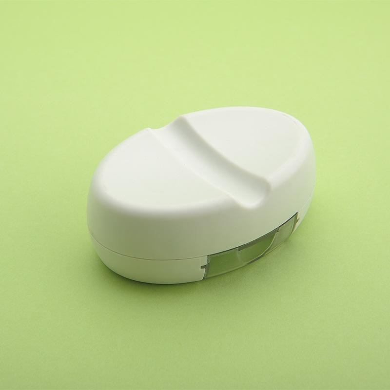 Nordic Style Oval Needle Holder Box with Transparent Magnetic Drawer for Pins & Beads