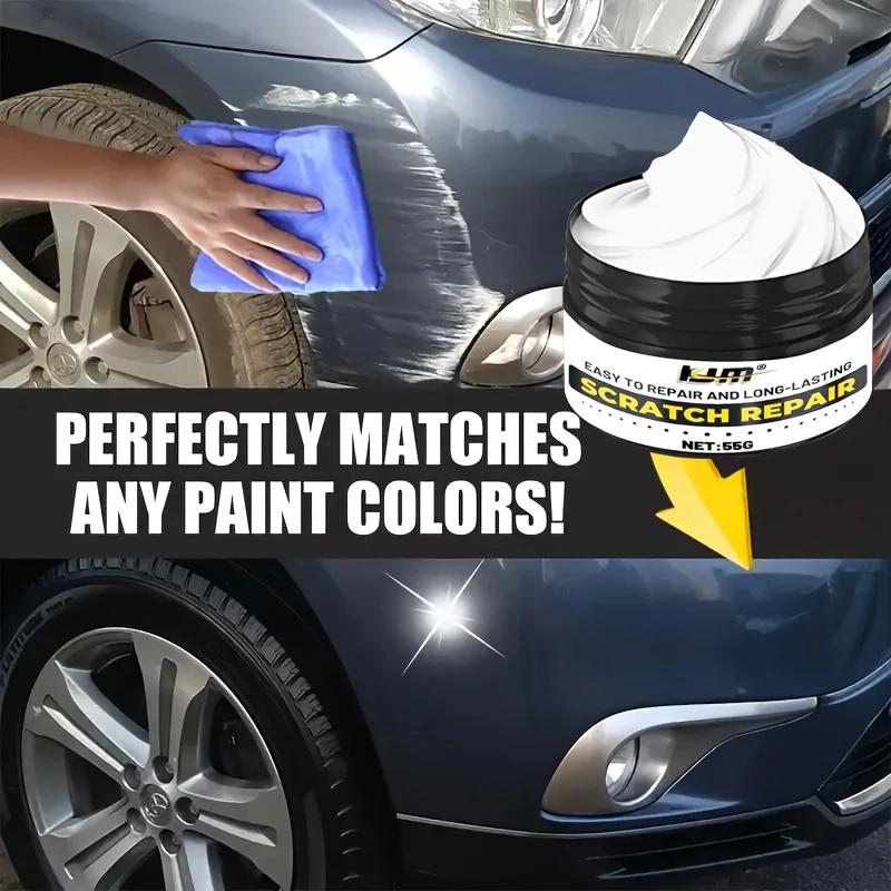 Easy-to-apply Car Scratch Repair Wax - Long-lasting Paint Polish Suitable for Body, Rims and Interior Trim |Restores Color Gloss