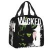 Custom W-Wickeds Hot New Thermal Insulated Lunch Bag Women Music Moive Portable Lunch Tote for Outdoor Picnic Storage Food Box