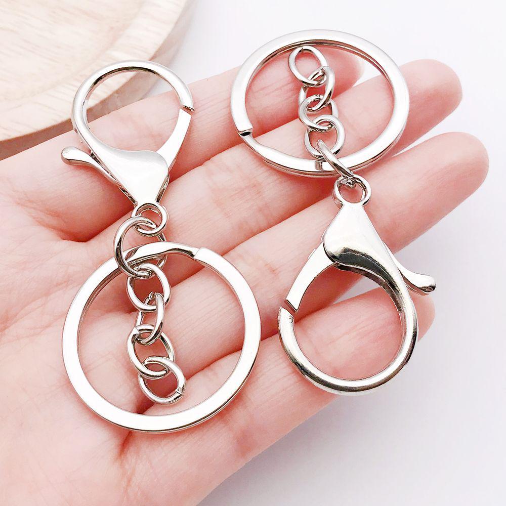 White K Alloy Multi-Style Charm Keychain & Jewelry Accessories
