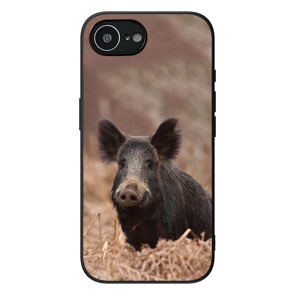 Soft Cover for Samsung Galaxy S25 S24 S23 FE Plus Ultra S7 Edge A16 A15 5G s25+ Coque Phone Case Wild Boar Pig