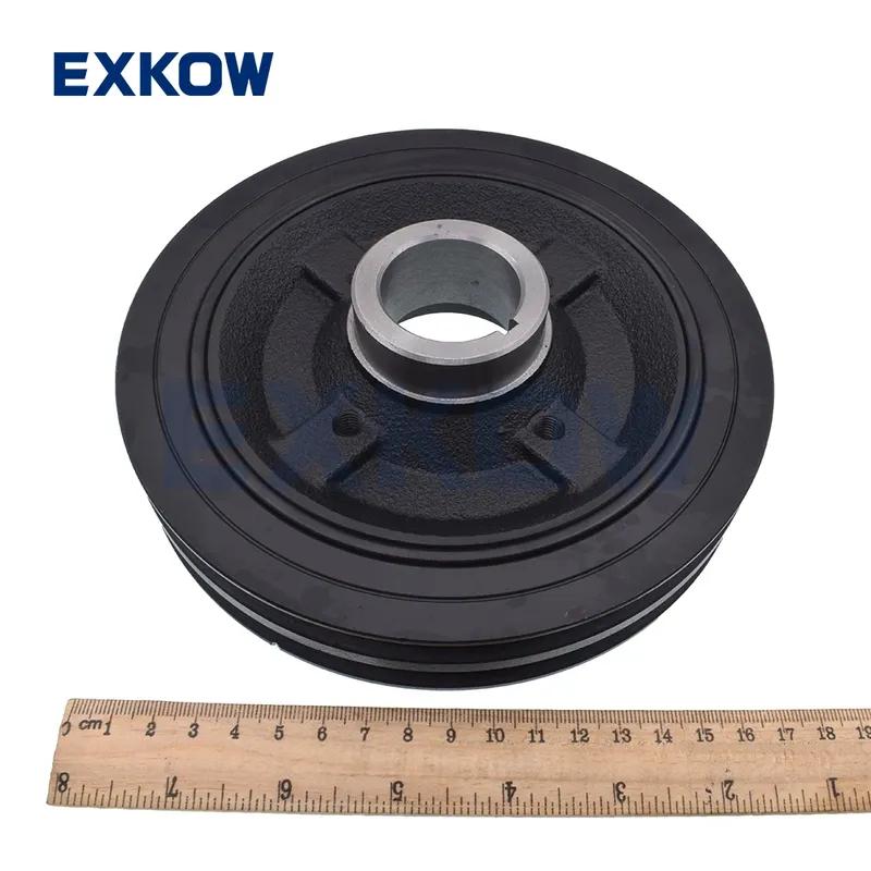 Crankshaft Belt Pulley Fit for Mitsubishi 2.5D L200 K64T K74T KA4T Pajero Montero Sport V24W V44W K94W 4D56 MD374223