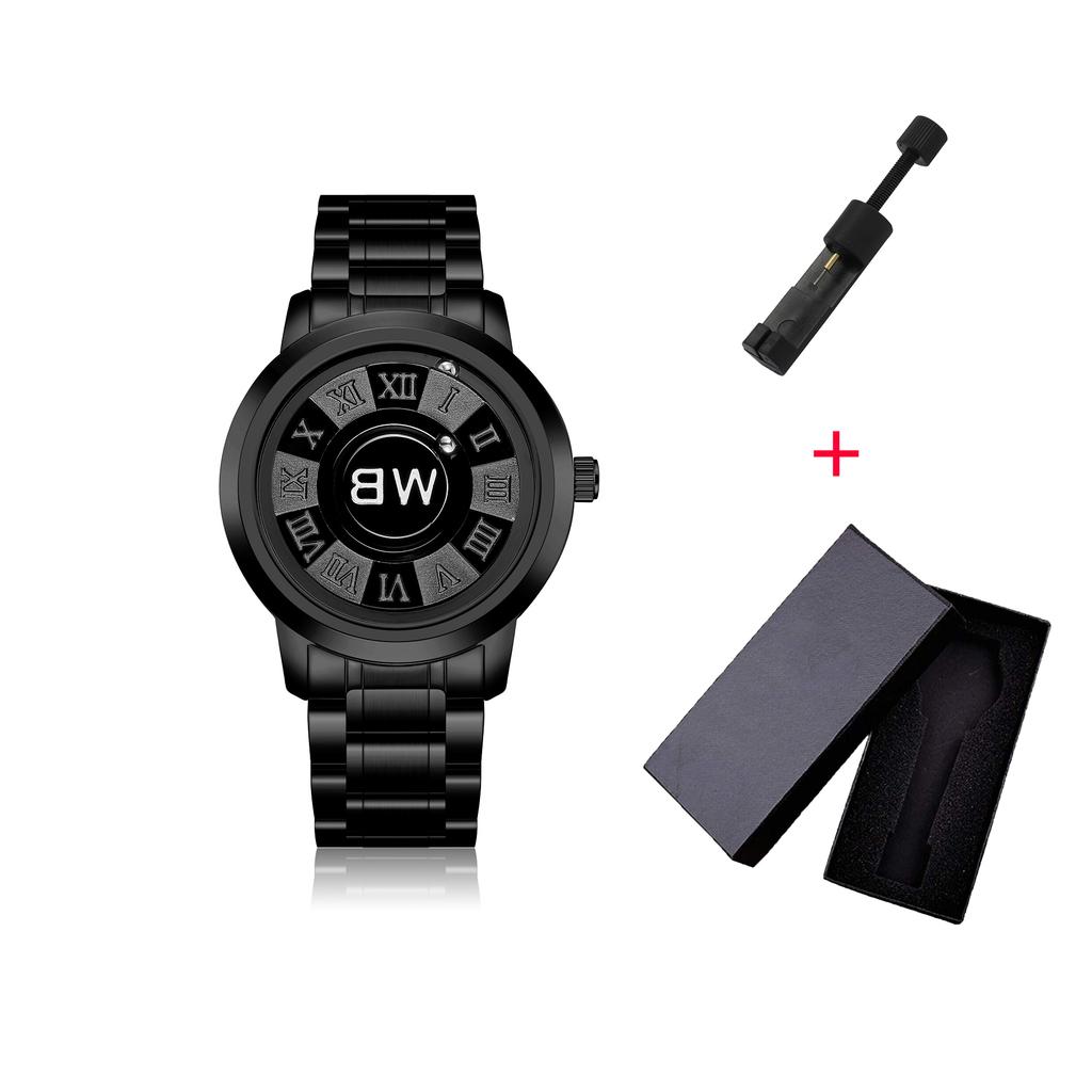 Luxury Watch Men Creative Scrolling Pointer Magnetic Force Sport Watches Men quartz Chronograph Man Clock Relogio Masculino