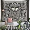 Ornate King Chalice Card Tapestry Wall Hanging Retro Playing Card Art Decor for Bedroom Man Cave
