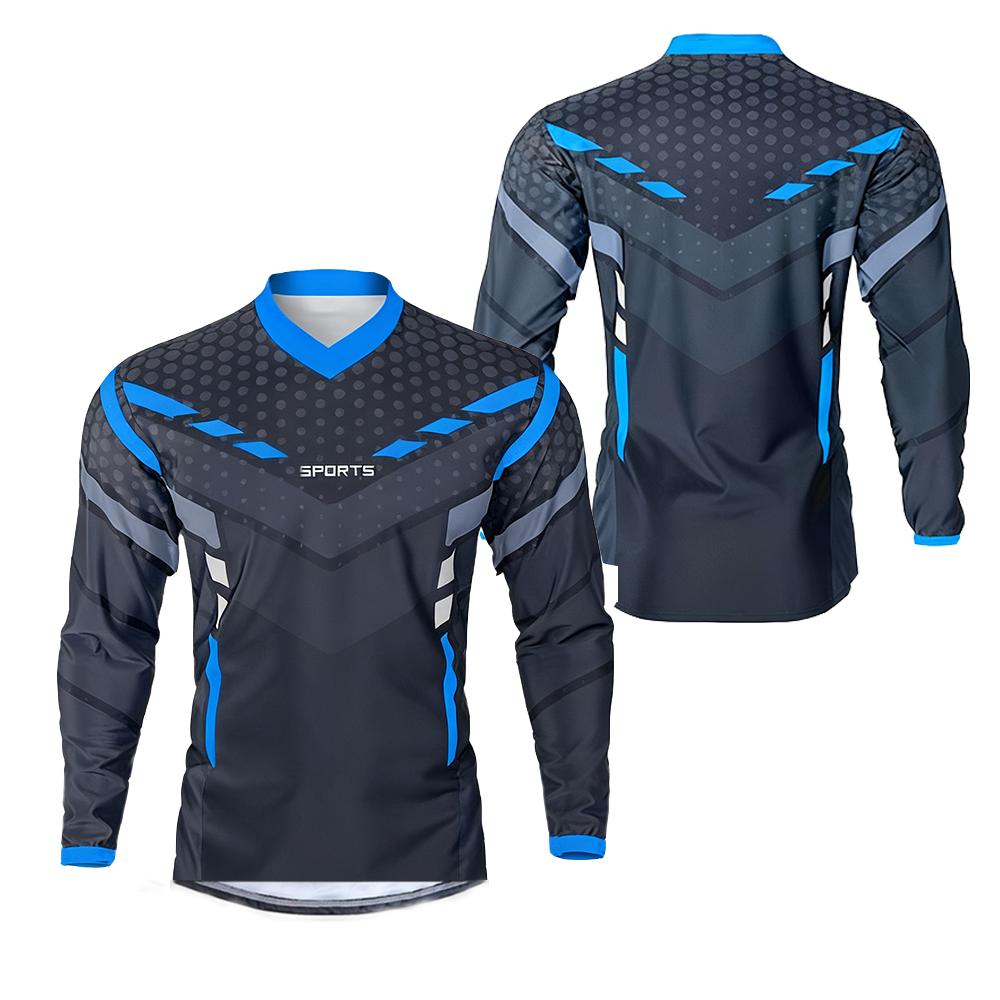 SPORT Speed Surrender Breathable Quick-Drying Off-Road Motorcycle Clothing Men Women Long T-Shirt Mountain Bike Equipment T-Shirt