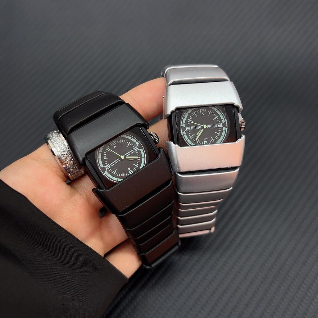 Millennium Style Special-Shaped Design Watch For Men And Women, High Value, Trendy Retro And Versatile, High-End Men And Women'S Quartz Watch