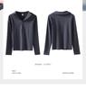 Women's Slimming Long Sleeve Turn-Down Collar T-Shirt - New Autumn Versatile Fashion Top 2025