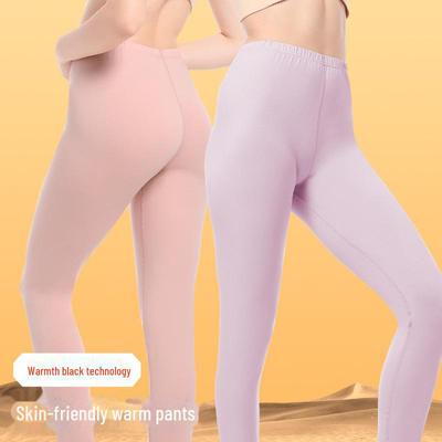 Thermo-Leggings aus Baumwolle und Wolle für Damen: Warmer Herbst/Winter, leicht, Übergröße