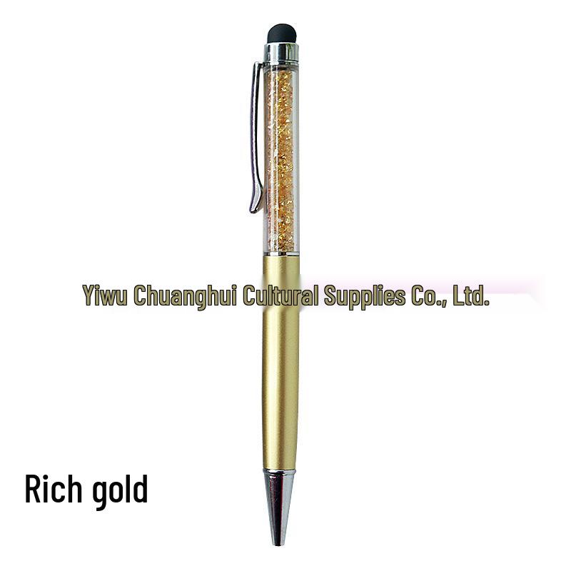 Crystal Rhinestone Ballpoint Pen with Capacitive Touch Screen – Custom Logo Gift Pen.
