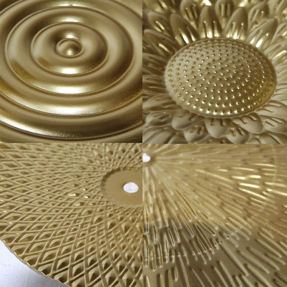 Straight Grain Wavy Unique Design Irregular Round Sofa Ornaments Wall Pendants Disc Wall Ornaments