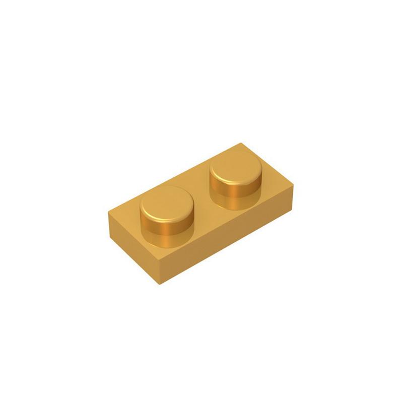 60pcs/lot 3023 DIY Blocks Building Bricks Thin 1X2 Educational Assemblage Construction Toys for Children Compatible With Brand