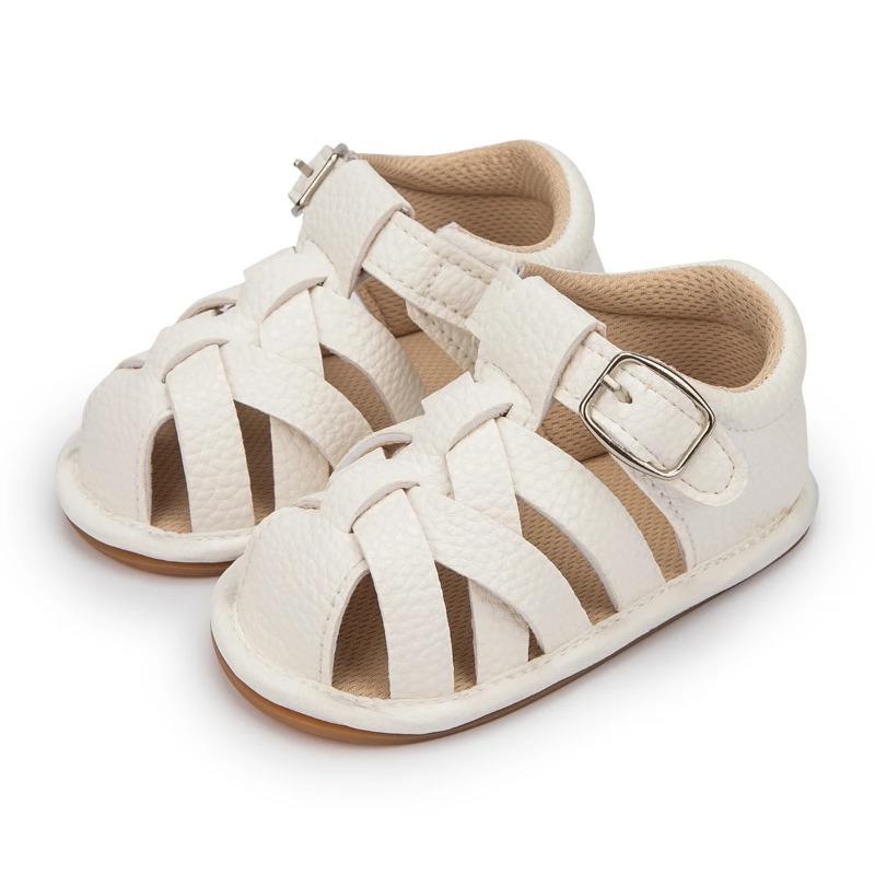 Baby Summer Sandals Infant Boy Girl Soft Rubber Sole Non-Slip Toddler First Walker Shoes Newborn Crib Shoes