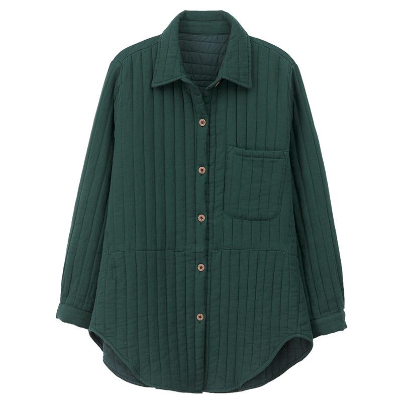 Women's Quilted Coat - Autumn/Winter 2024: New Fashion, Stylish and Warm, Loose Fit, Plus-Size Cotton Blend