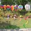 Sequin Wind Spinner Funny Rotating Stylish Spiral Balloon Windmill Ornament for