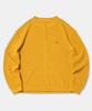 Lengagement Small Heart Round Neck Crop Cardigan [Mustard]