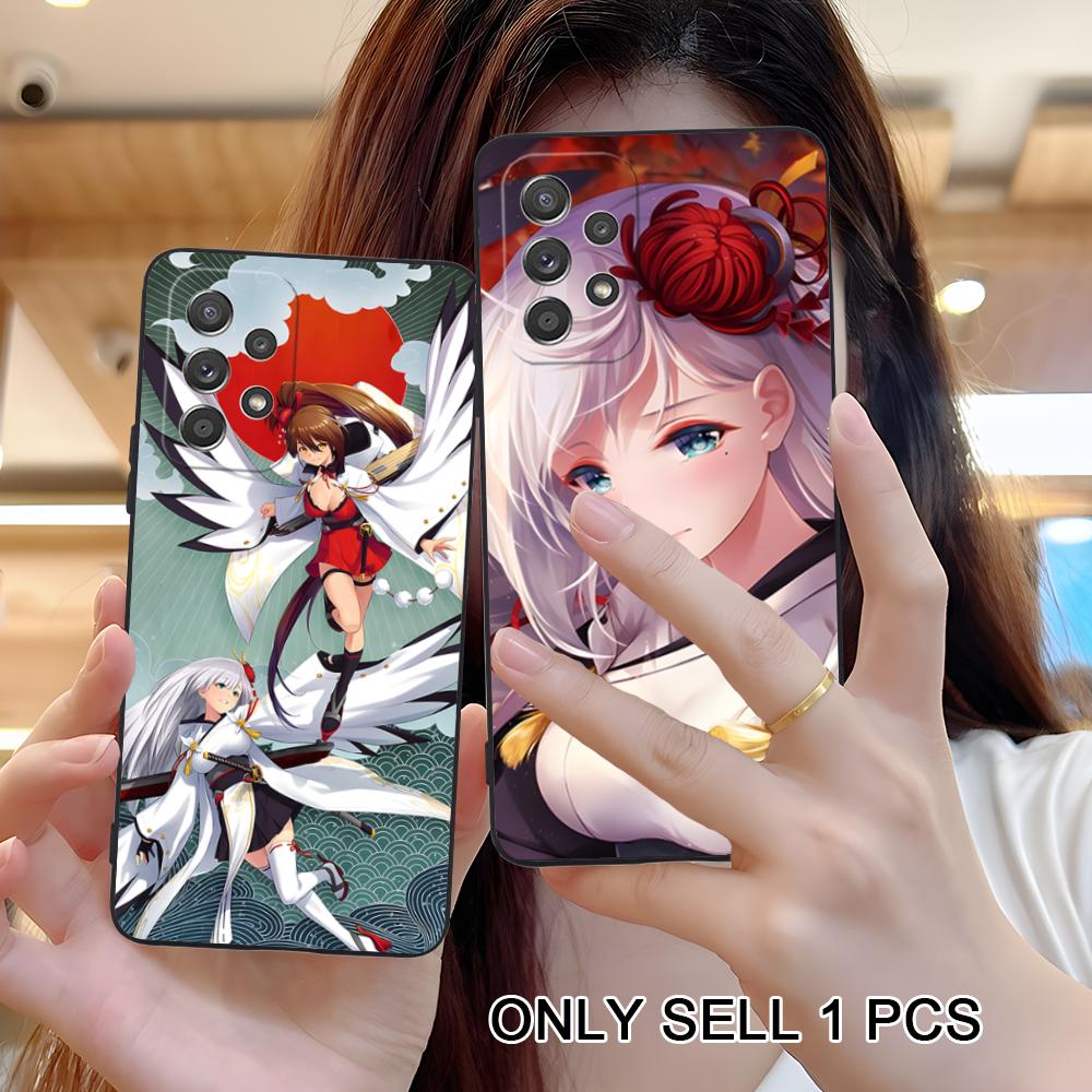 Azur Lane Shoukaku Phone Case for Samsung Galaxy A56 55 54 53 52 51 36 35 34 23 16 15 5G Soft TPU Shockproof Cover