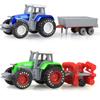 Novelty Children Pull Back Car Toys Grain Loader Harvesters Farm Tractor Pull Back Car for Play Toys Lawn Games Best Gif
