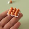 1/12 Dollhouse Miniature Egg Tray Egg Box Simulation Kitchen Eggs Food Model Dolls House Life Scene Decor Accessories
