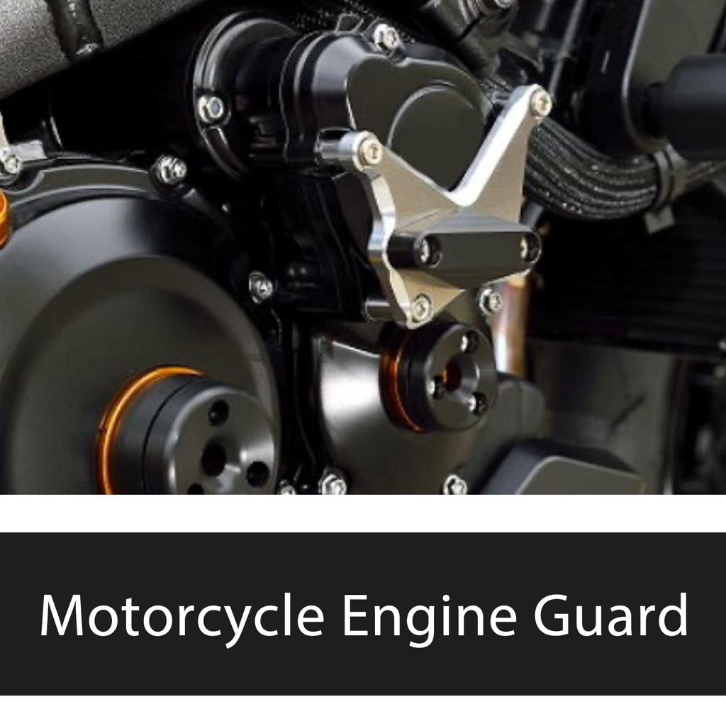 Motorcycle Engine Guard, Aluminum Alloy Engine Frame Slider, Crash Protection Cover Replacement Part for GSX-S1000 KATANA 2021-2022 (Orange)