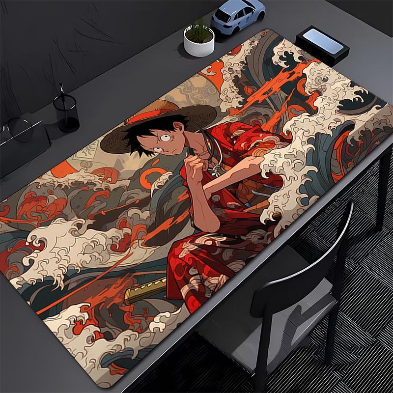 Hot anime Mouse Pad Designed specifically one piece luffy Office Desk Mats Gaming Accessories Large MousePad Laptop Keyboard Mat