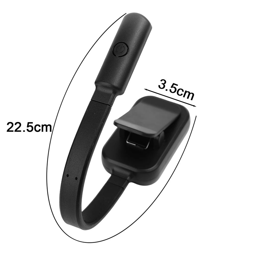Mini Clip Book Light 3 Brightness Adjustable USB Rechargeable Reading Lamp Eyes Protection Convenien Room Dormitory Night Lights