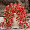 Artificial Violets Vine Flower Artificial Flowers Flower Vine Artificial Vine Flower Garland Fake Hanging Plant Garden Decor