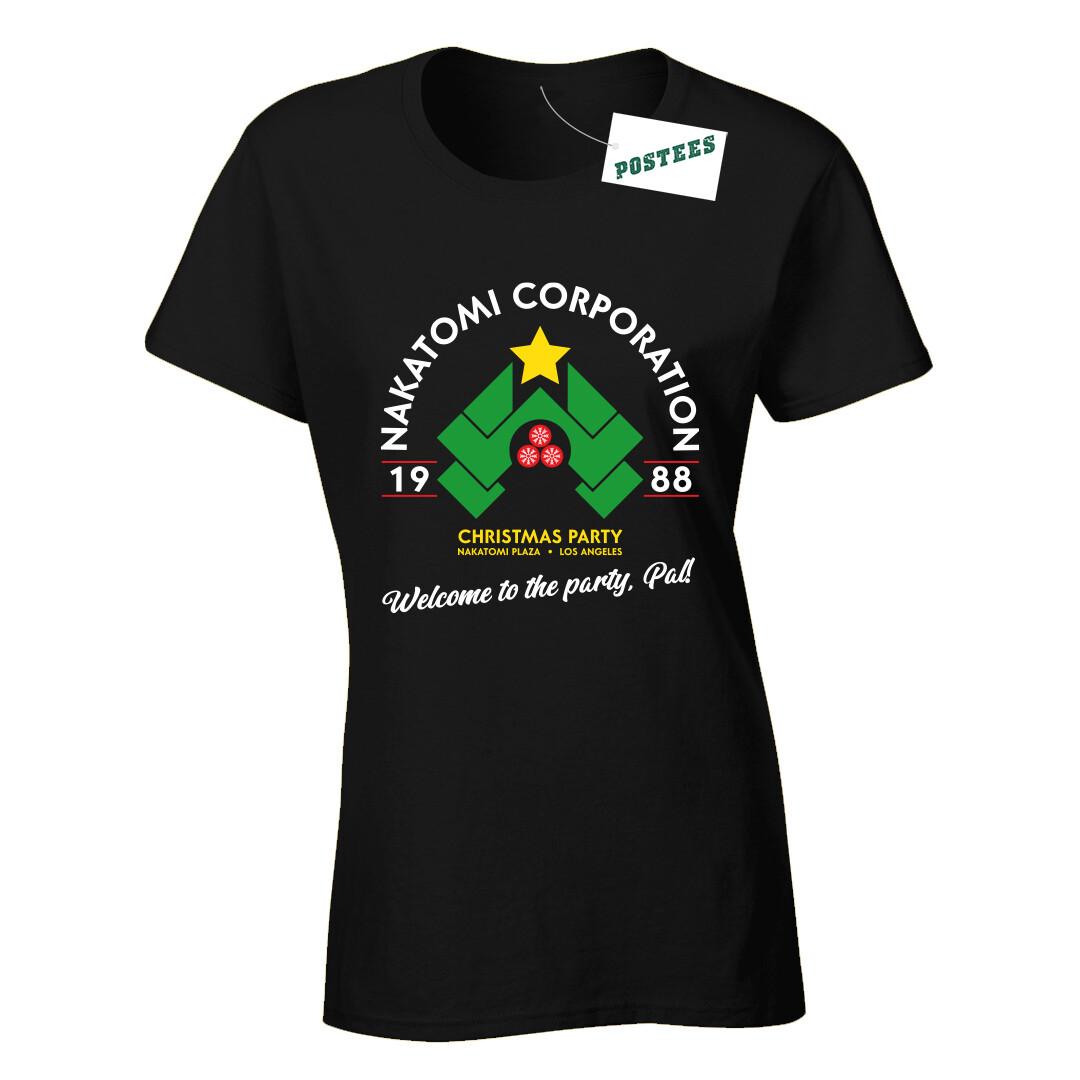 26 Die Hard Inspired Nakatomi Corporation Christmas Party Ladies Fitted T-Shirt Unisex T-Shirt XXXXL