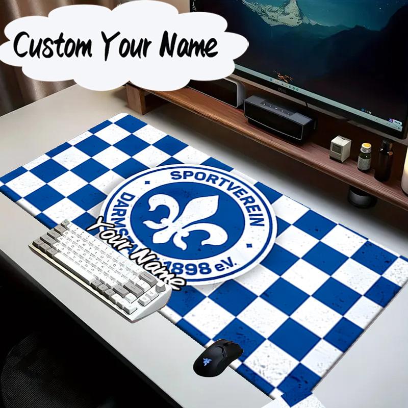 Custom Name Mouse pad Sport Darmstadt Mouse pad, Gaming Mouse Pad, keyboard pad, Desk Decor for computer notebook Fan Birthday Gift