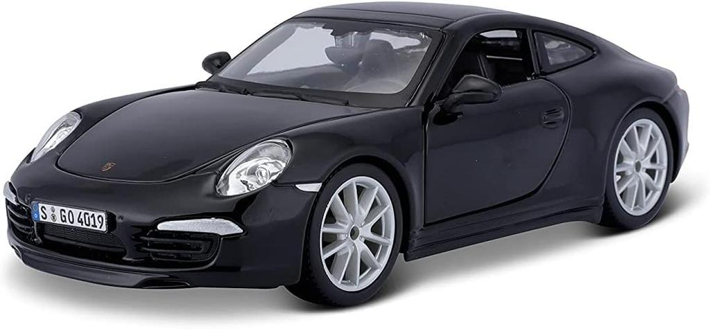 Brago Porsche Carrera Mini Car 911 CARRERA S 2012 1/24 (991) (Black) [Item]