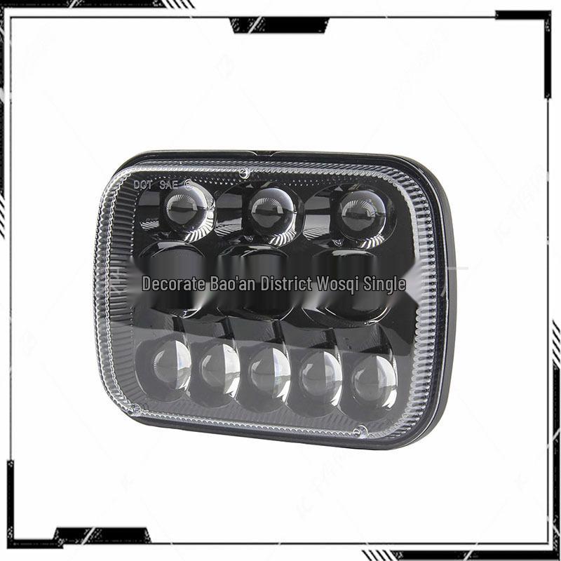 

Квадратные светодиодные фары 5x7 дюймов для Jeep Cherokee и Patrol - Ближний/дальний свет, Модификации для внедорожников