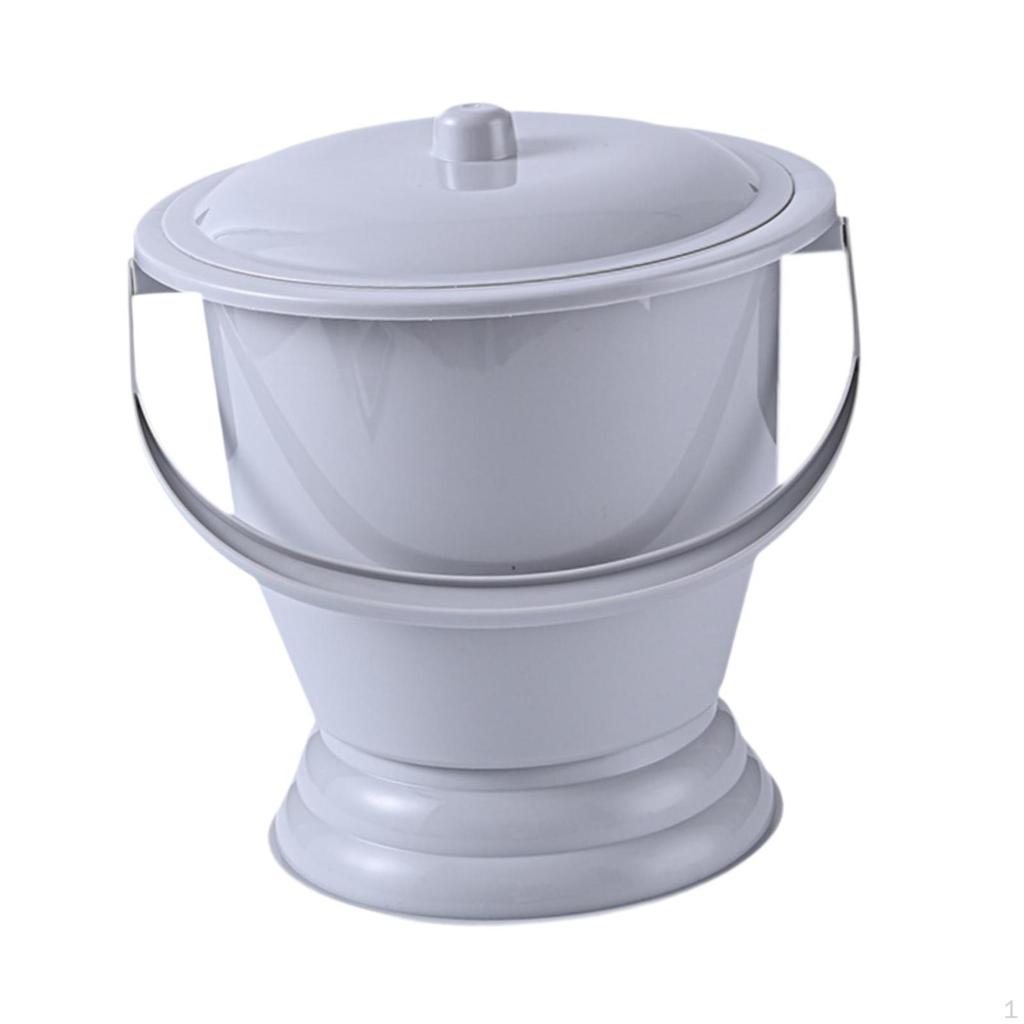 Spucknapf-Urinal mit Deckel, tragbarer Topf, Haushaltstöpfchen, Eimer für die Frau
