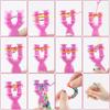 Rope Weaving Kit with Cute Storage Box Handicrafts Friendship Bracelet Making Rubber Band DIY Material Pack Loom Bands Kit TMZ