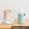 Little Bear Pen Holder: Cute & Simple Desktop Stationery and Makeup Brush Organizer, Mobile Phone Stand
