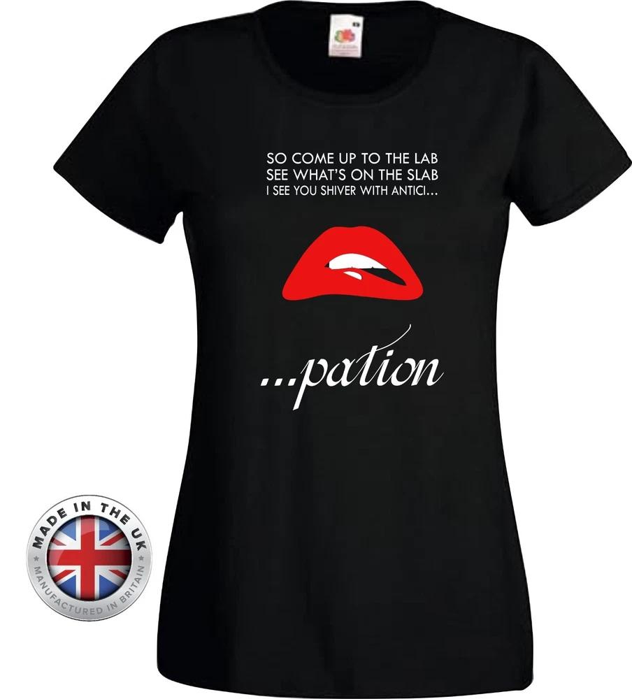 Rocky Horror Tshirt Black Anticipation T Shirt Inspired Unisex Ladies Fitted S