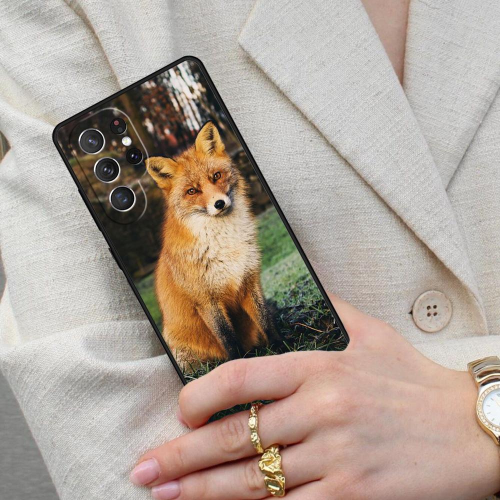 Animal Raccoon Fox Cell Phone Case for Samsung Galaxy S26 Ultra S25 S24 S23 S22 S21 S20 Note10 Cover