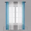 Solid Color Gradual Change Printing Curtain Screen Curtain Simple Window Screen Fabric Curtain Finished Balcony Living Room Bay Window Special Price