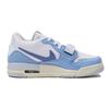 Jordan Legacy 312 Cushioning Slip Resistant Low top Vintage Basketball Shoes GS Blue White HJ3483-101(Team15-)