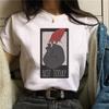 Summer Tshirt Female Tee Skull Cat Print Women Tshirt Punk Dark Grunge Streetwear Ladies Gothic Top Tshirts Harajuku Clothes Y2K