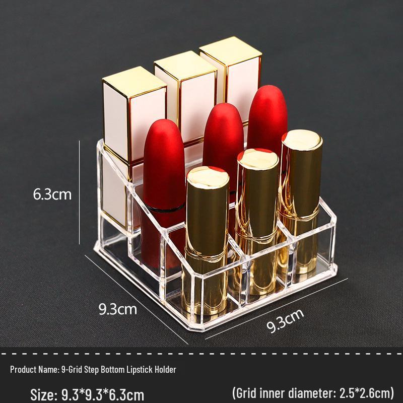 Klarer Acryl-Lippenstift-Displayständer - Mehrloch-Organizer für Kosmetik