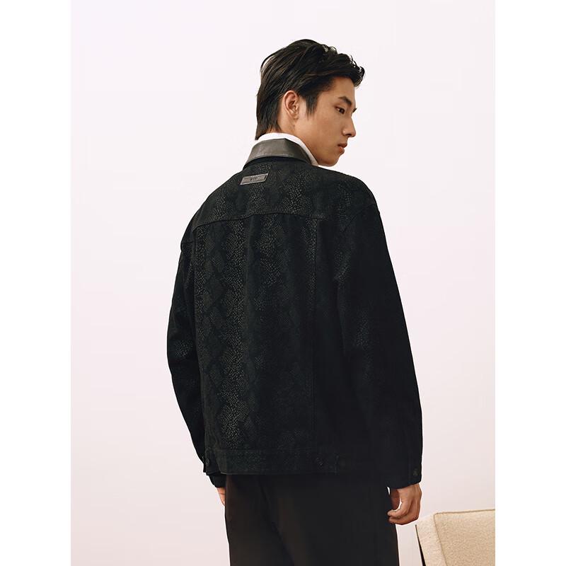 GXG Men's New Year Collection PU Jacket