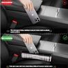 For Tesla Model 3 Y Juniper Car Seat Gap Filler Seat Crevice Storage Box Bag Between Seat Console Organizer Decoration Accessory