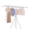 Telescopic Folding Clothes Rack for Indoor & Outdoor Use