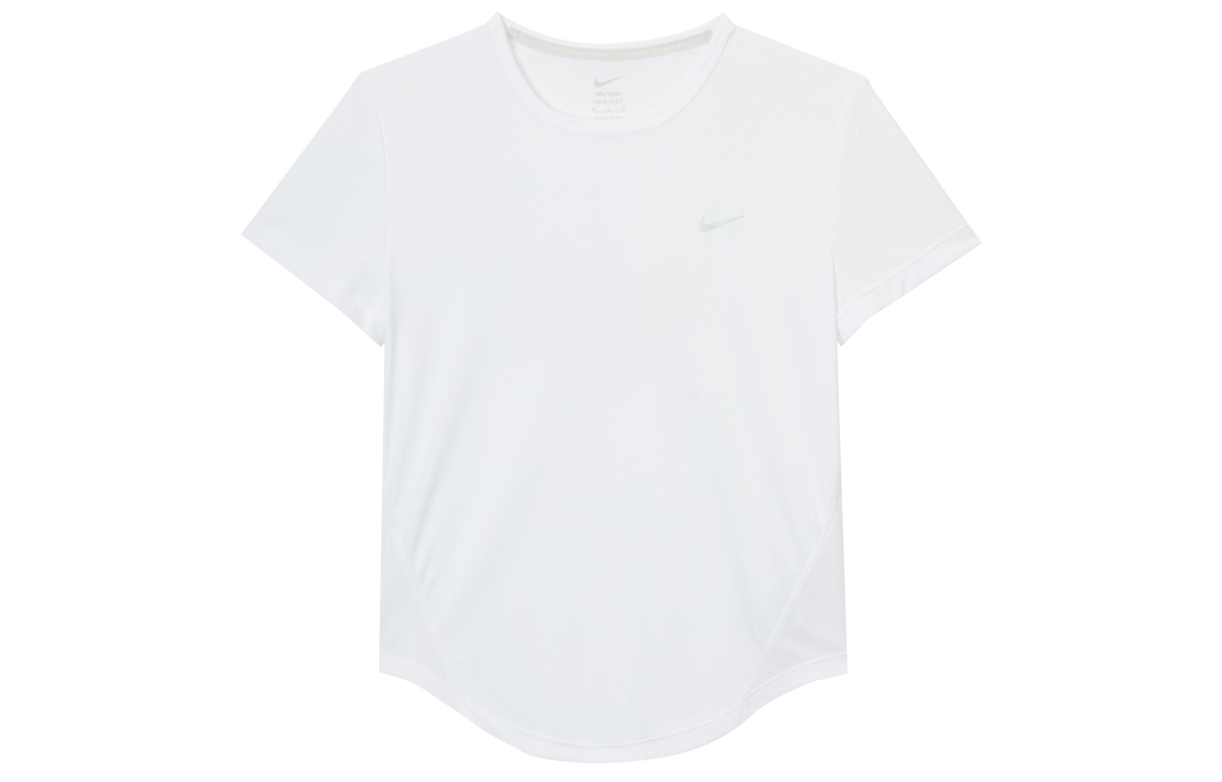 Nike Dri Fit Short Sleeved T Shirts Women s White HQ0649-100 L