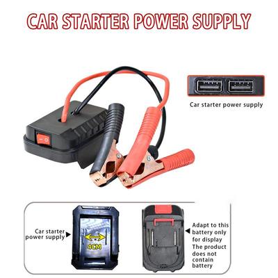 Portable Car Battery Jump Starter For Makita Lithium Battery Jumper Box Dual USB Battery Pack Quick Charging Automotive Booster