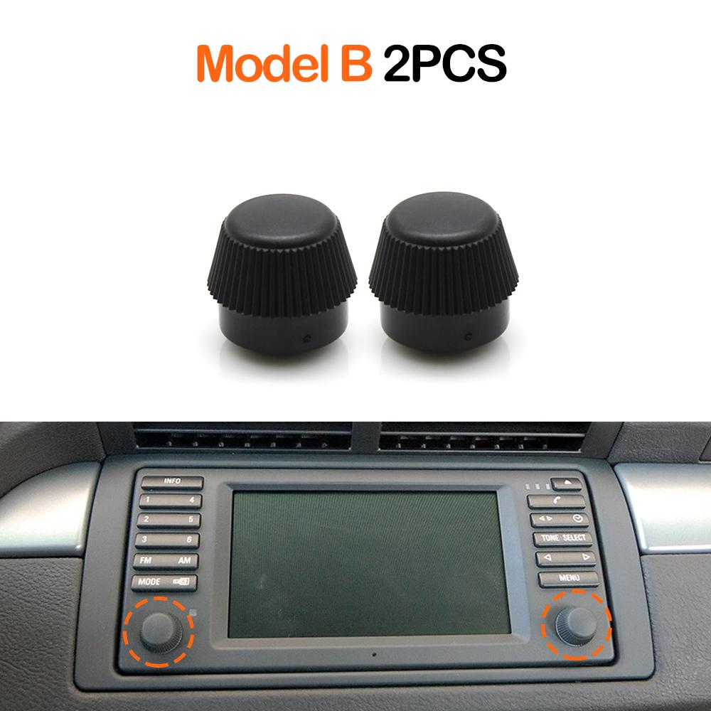 Car Dashboard Radio CD Player Audio Volume Rotary Switch Button Knob For BMW X5 5 7 Series E53 E39 E38 65828372162 65528385458