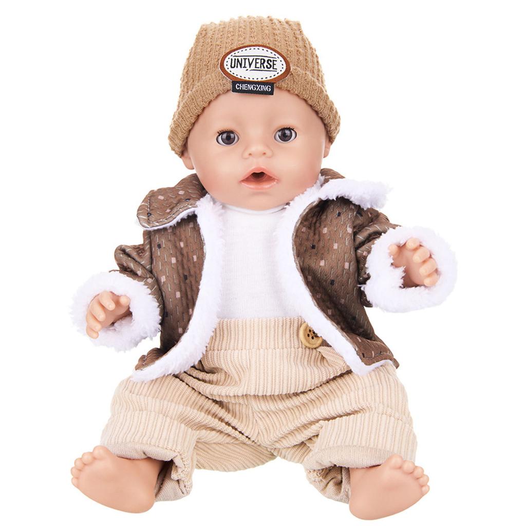 18inch Girl Doll Winter Autumn Outfit Set Cold Weather Doll Clothing Fashion and Breathable For Kids Pretend Play