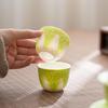 Auspicious Cabbage Ceramic Master Tea Cup Set