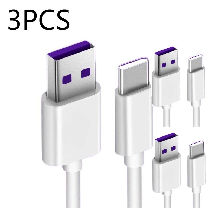 5A Fast Charging Type C Cable PD Compatible with Huawei Mate 60  Note 12 Samsung A54 Android Phones Tablet Laptop Charging