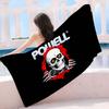 Asciugamani da Spiaggia Grandi in Microfibra con Logo Classico P-Powell P-Peralta Asciugamano ad Asciugatura Rapida Asciugamani da Spiaggia Sabbiosa Asciugamano da Piscina Per Viaggio Nuoto Yoga